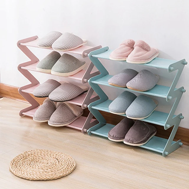 2-9 Tiers Simple Shoes Rack Multi-layer Home Office Dormitory Diy Shoe  Cabinet Easy Assemble Cute Narrow Vertical Shoe Shelf - AliExpress