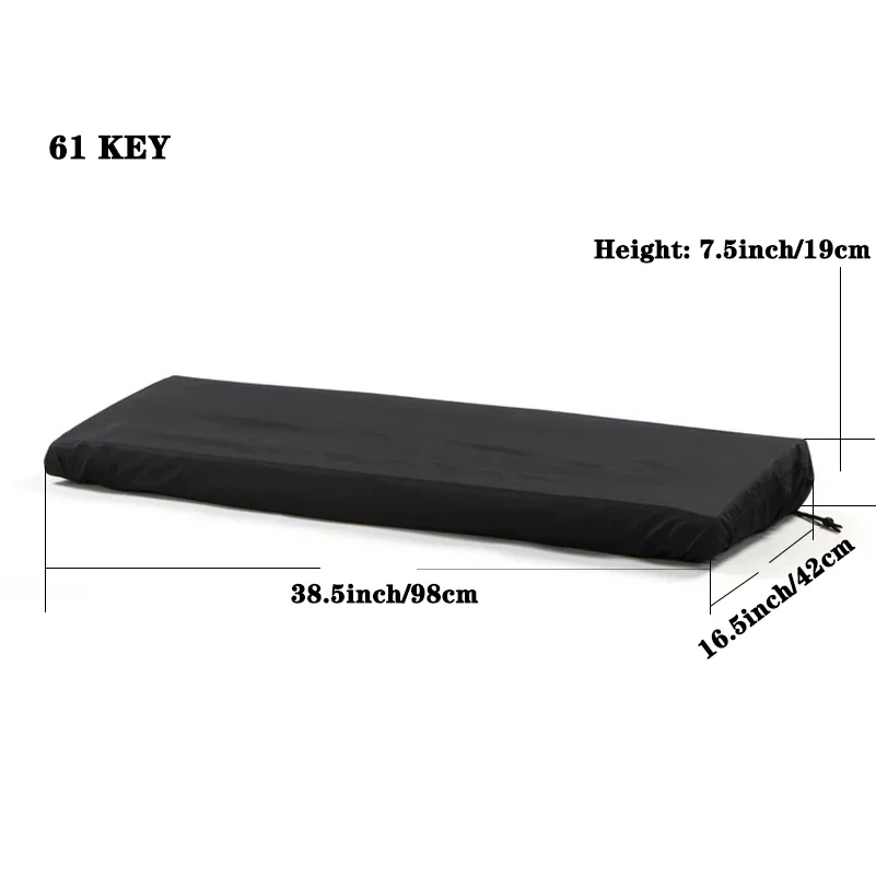 Piano Keyboard Covers for Digital Electric Pianos Full Cover Drawstring Lock Music keyboard Protector Cover For 61 & 88 Keys