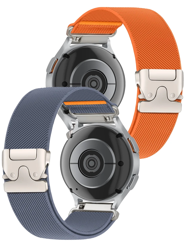 Sleek Metal Parachute Bracelet Strap for Smartwatches, 20mm/22mm