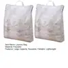 Mesh Washing Bag with Carrying Handle Large Capacity Foldable Zippered Underwear Clothes Mesh Laundry Bag Travel Garment Pouch 5