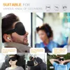 Tcare Breathable 3D Sleeping Eye Masks Cotton Padded Eyes Patch Light Blocking Use for School Home Office & Travel Beach Camping 3