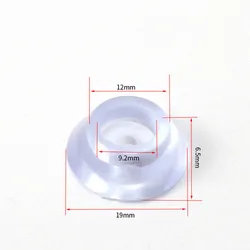 Silicone Transparent Non - Slip Furniture Leg Protectors - Wear - Resistant Pads - 50Pcs (19mm)
