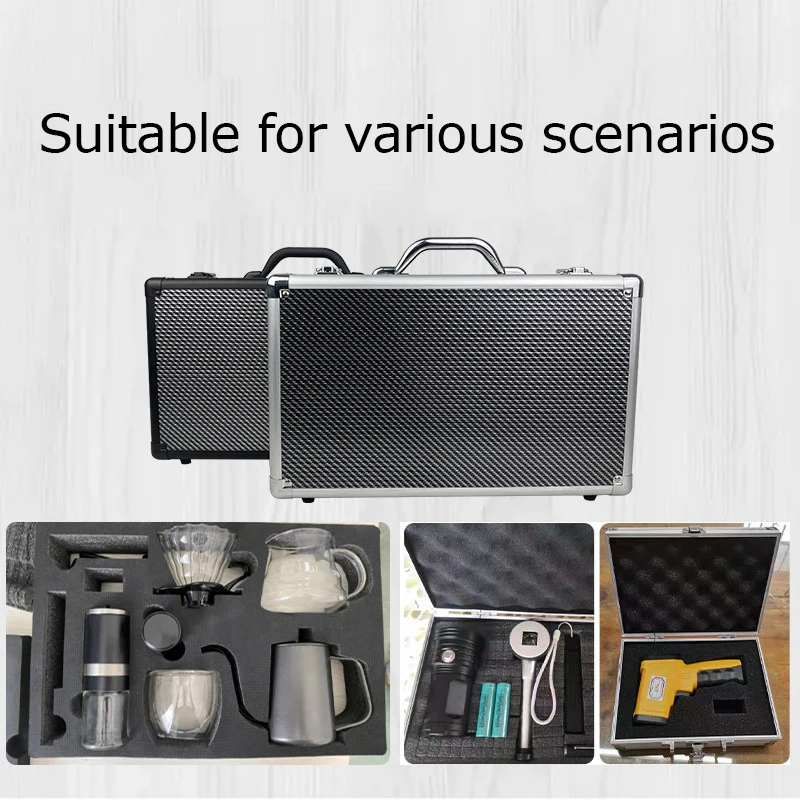 Tool Storage Box Organizer Suitcase For Mechanic Aluminum Hardware Waterproof Hard