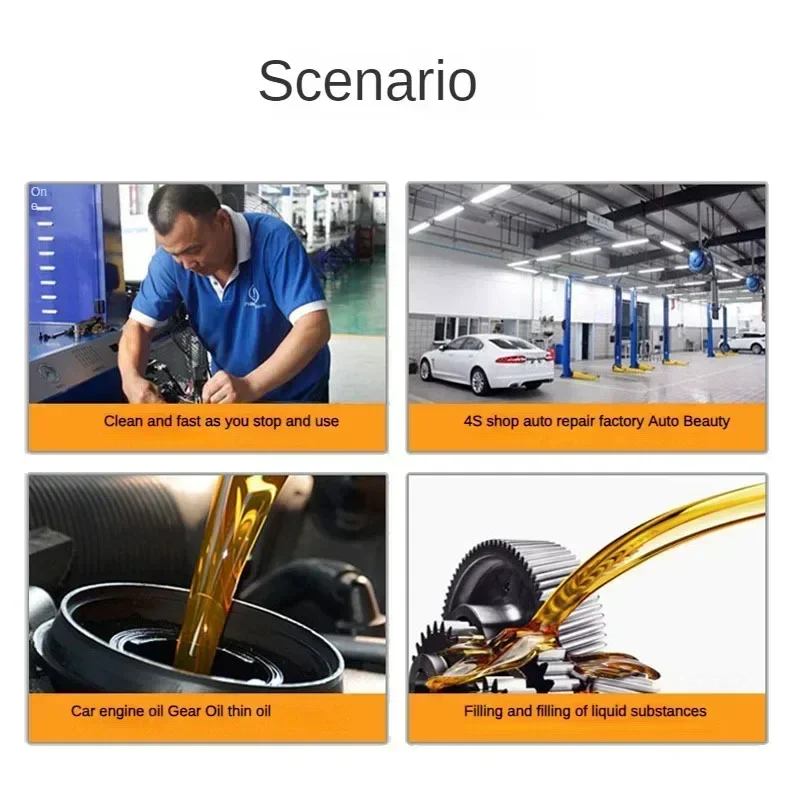 5L Pneumatic Filler Gear Transmission Fluid Tanker Car Gearbox Grease Injector Oil Tanker 3Second/Liter