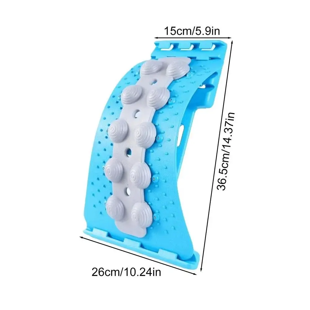 1Pcs 4-level Back Stretcher Hunchback Correction Stretching Lumbar Spine Lumbar Support Back Massage Board