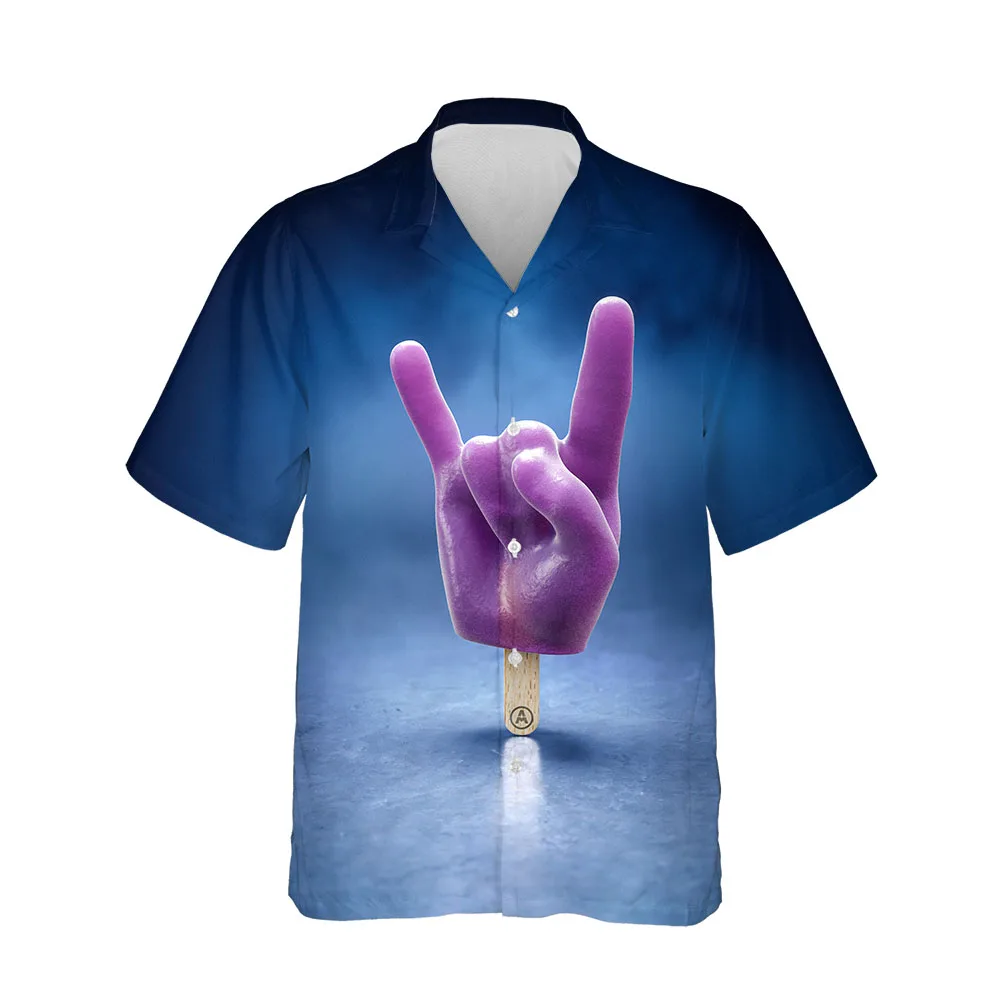 

Jumeast New 3D Element Aesthetics Men's Short Sleeve Shirts Summer Casual Streetwear Breathable Shirts Fashion Blouses Clothing