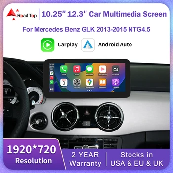 Wireless CarPlay Android Auto Linux Car Radio Multimedia Screen for Mercedes Benz GLK 2013-2015 NTG4.5 Radio GPS Airplay Player