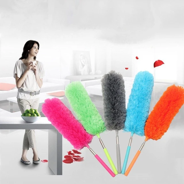 Brosse de nettoyage de poussière à main extensible en microfibre, brosse  Anti-poussière pour la maison, climatisation de voiture, outils de  nettoyage de meubles - AliExpress