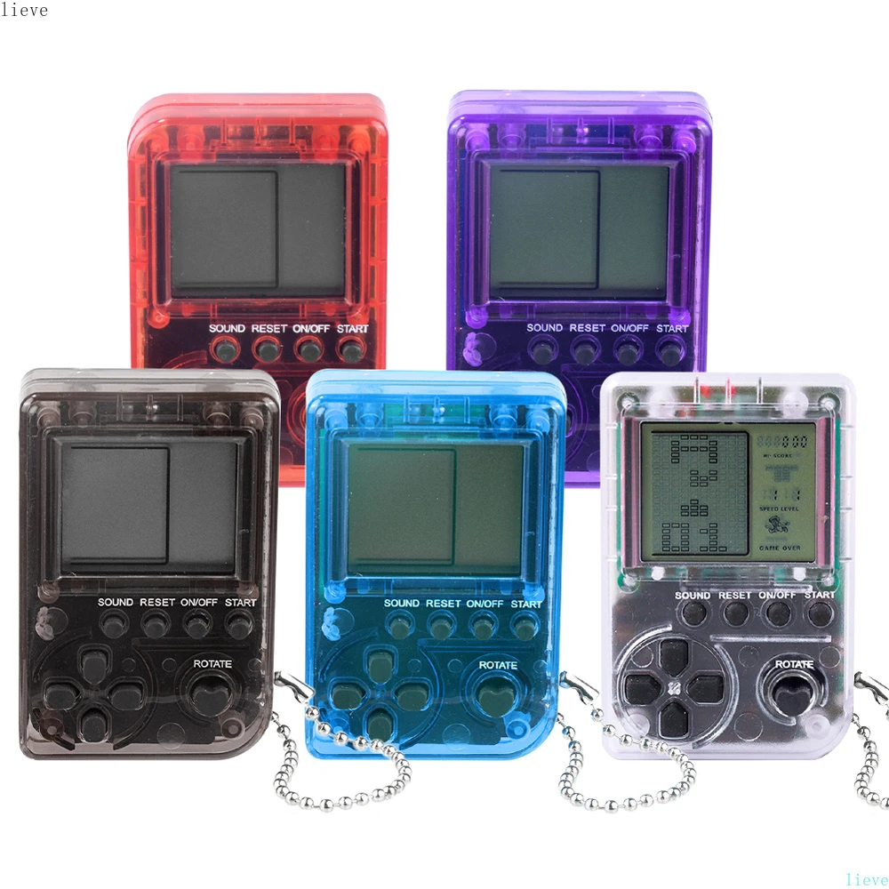 2022New Mini Console Game Machine Children Handheld Nostalgic Mini Game Console With Keychain Classical Game Kids Children Gifts