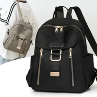 Nylon Backpack 2025 Spring New Fashion Versatile Women's Backpacking Travel Large Capacity Multi-functional Schoolbag 2