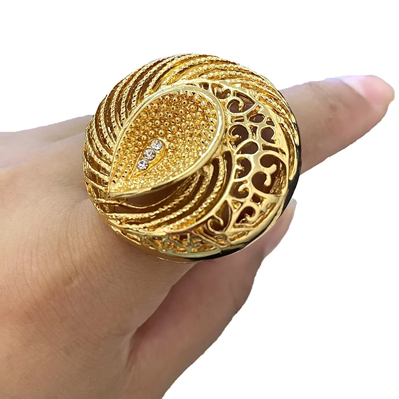 Share 138+ big round gold ring designs best xkldase.edu.vn