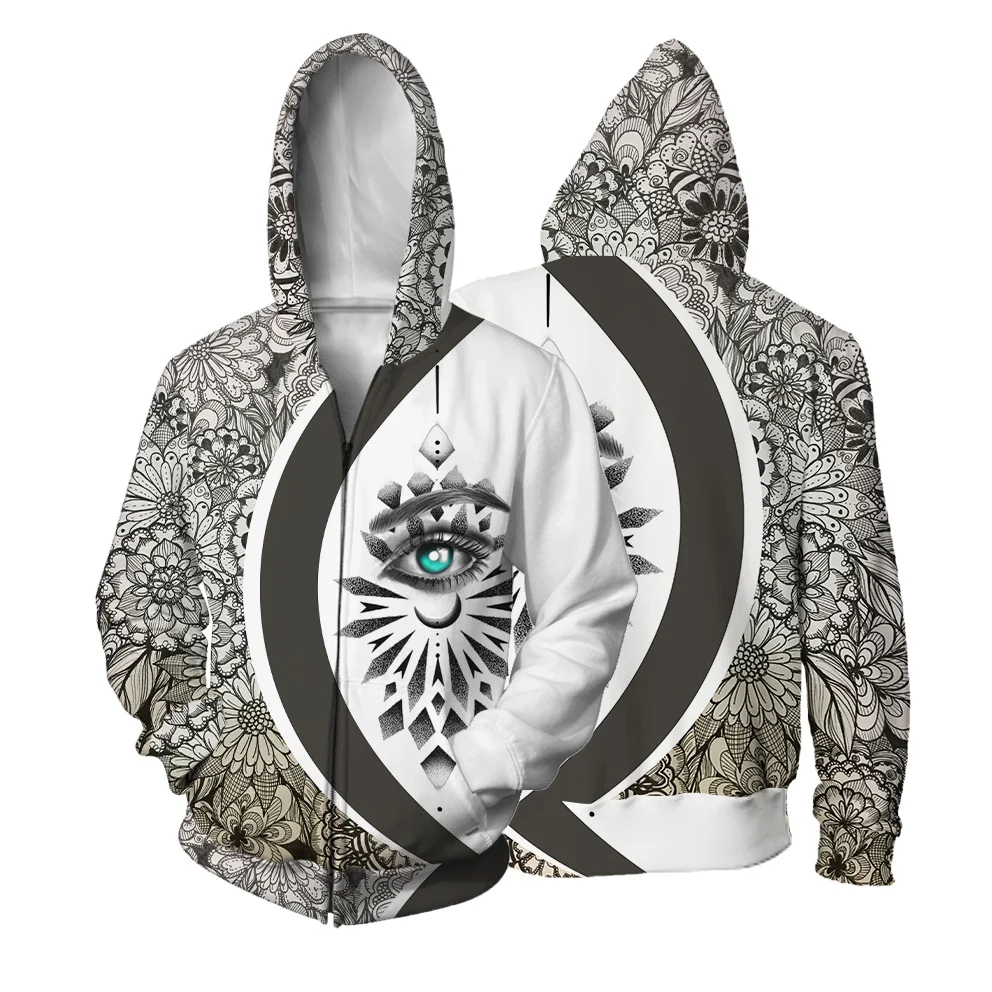 thumbnail image 1 of Sudaderas modernas y versátiles para hombre Sudadera con capucha con estampado de guerrero para hombre Cómoda y elegante Novedades en sudaderas con capucha, 1 of 5