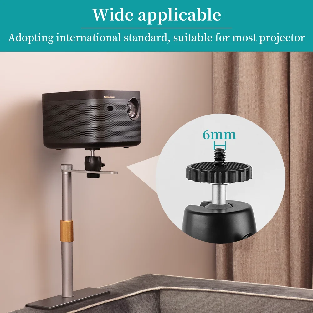 Suporte Para Projetor Ajustável 360° - Instalação Fácil Sem Precisa Furar Parede