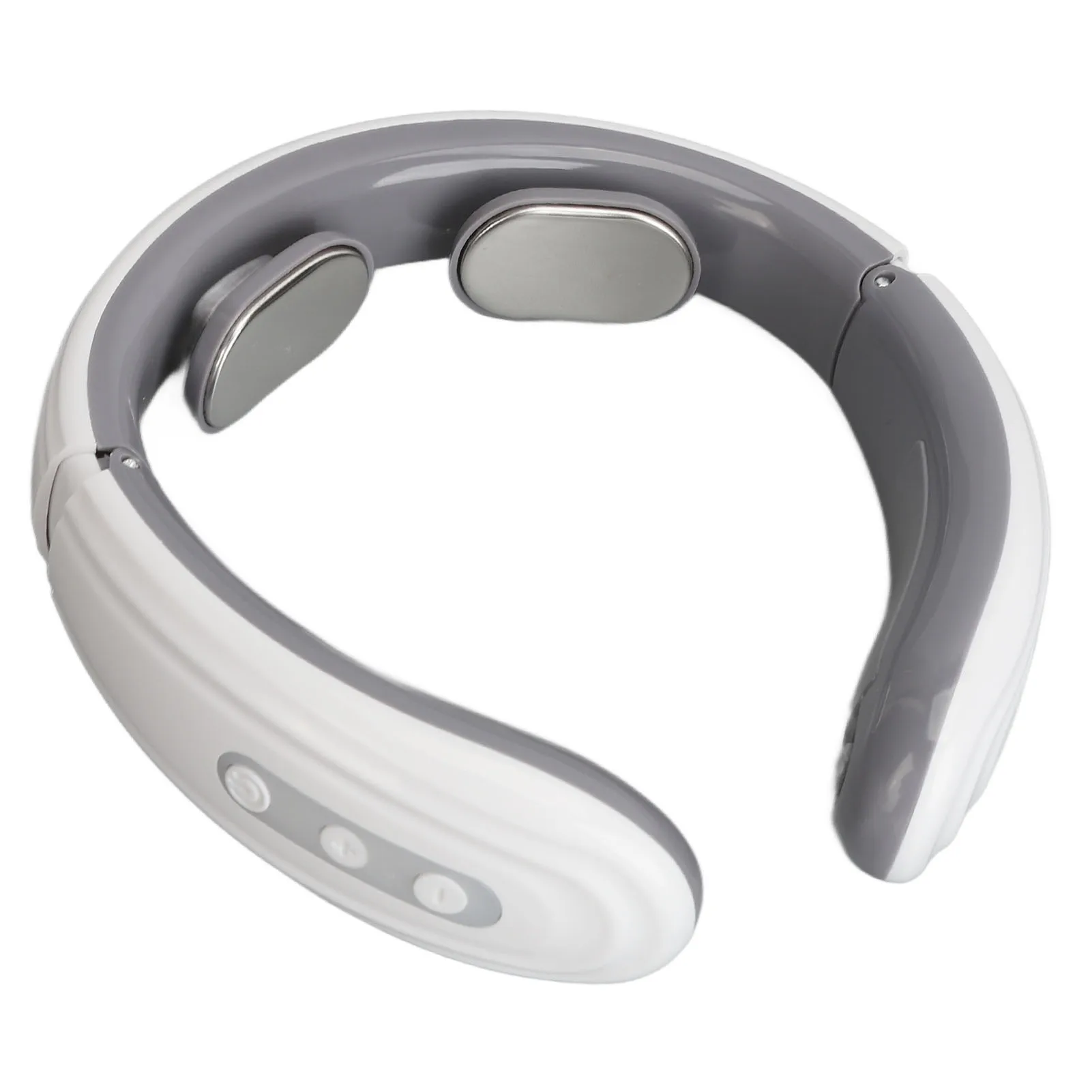 

Electronic Pulse Neck Massager Electronic Pulse Neck Massager Electromagnetism Vibration Neck Acupoints Massage Device White