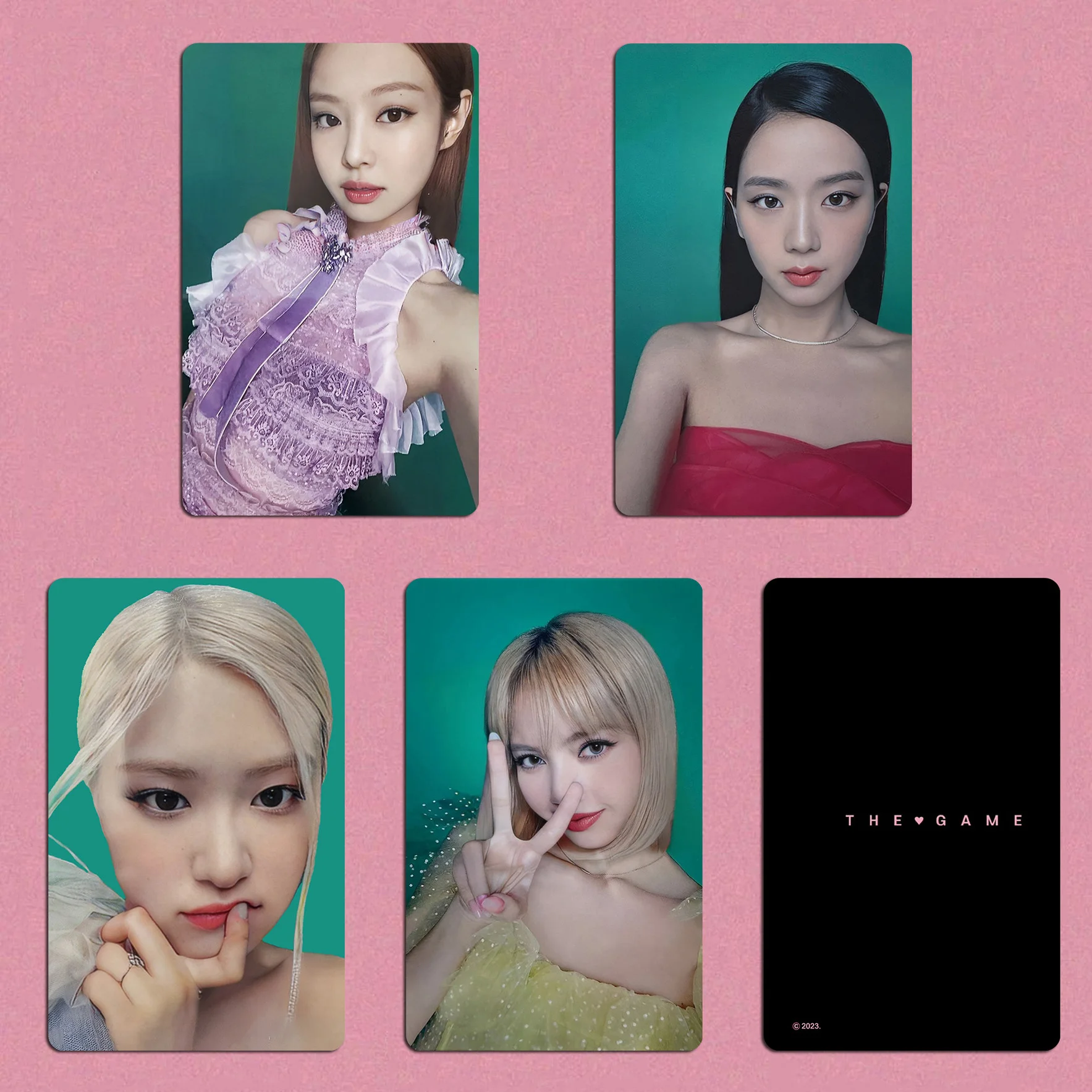Lot Billet Blackpink Collector card carte kpop Lisa Rosé Jennie Jisoo -  Musik