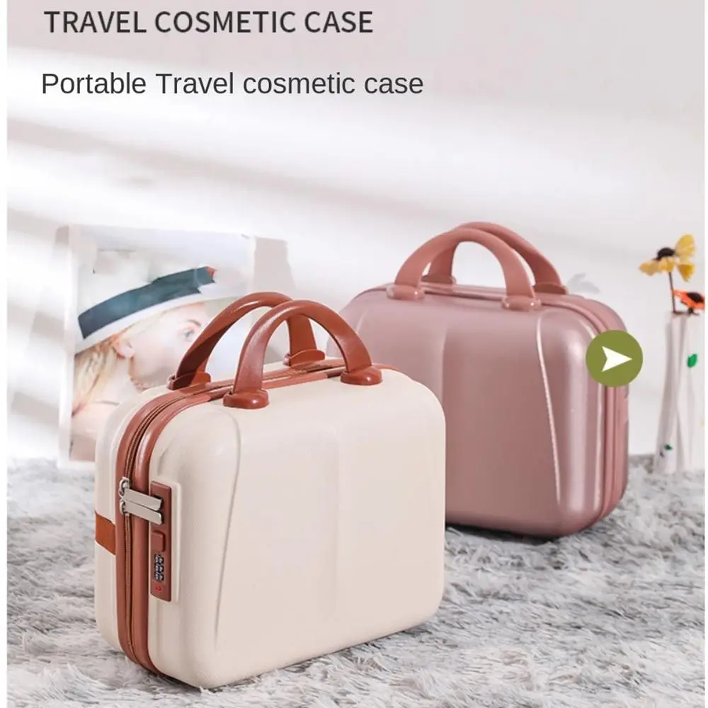 

14 Inches Travel Suitcase High Quality Travel ABS Mini Storage Bag Zipper Mini Cosmetic Box For Women