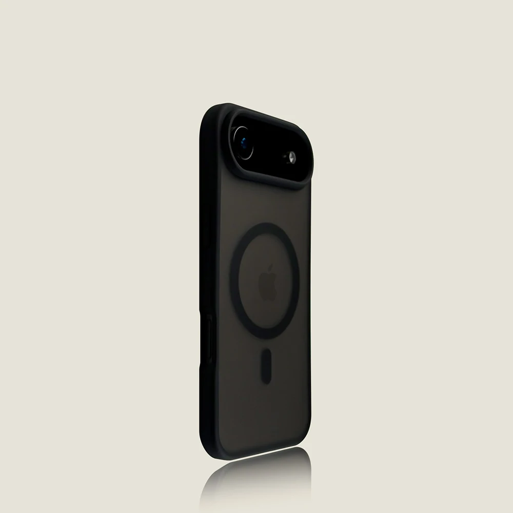 Translucent Matte MagSafe Case with Magnetic Wireless Charging and Shockproof Protection