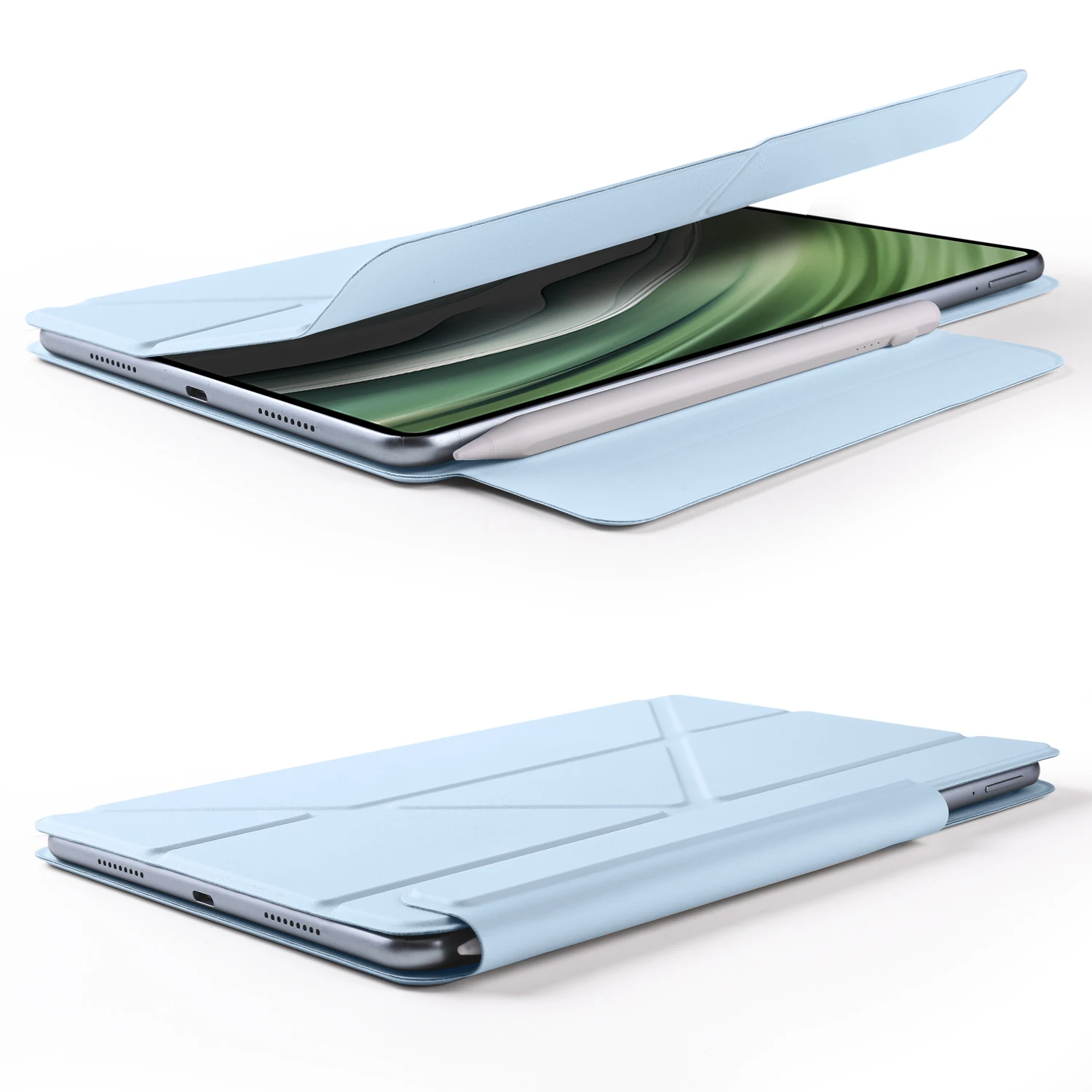 Magnetic Smart Tablet Stand and Book Cover Case