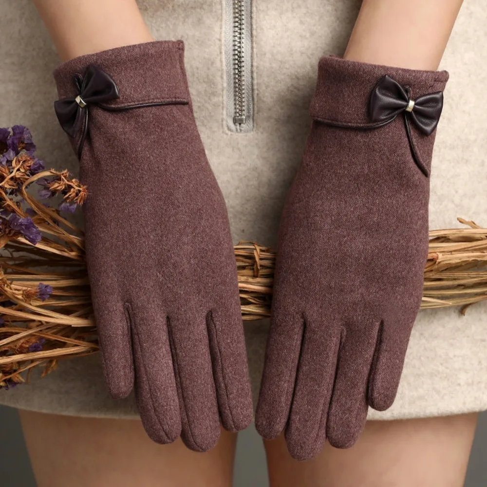

Rabbit Plush Women Gloves Practical Warm Resistant To Dirt Warm Windproof Cold-proof Gloves Soft Windproof German Velvet Gloves