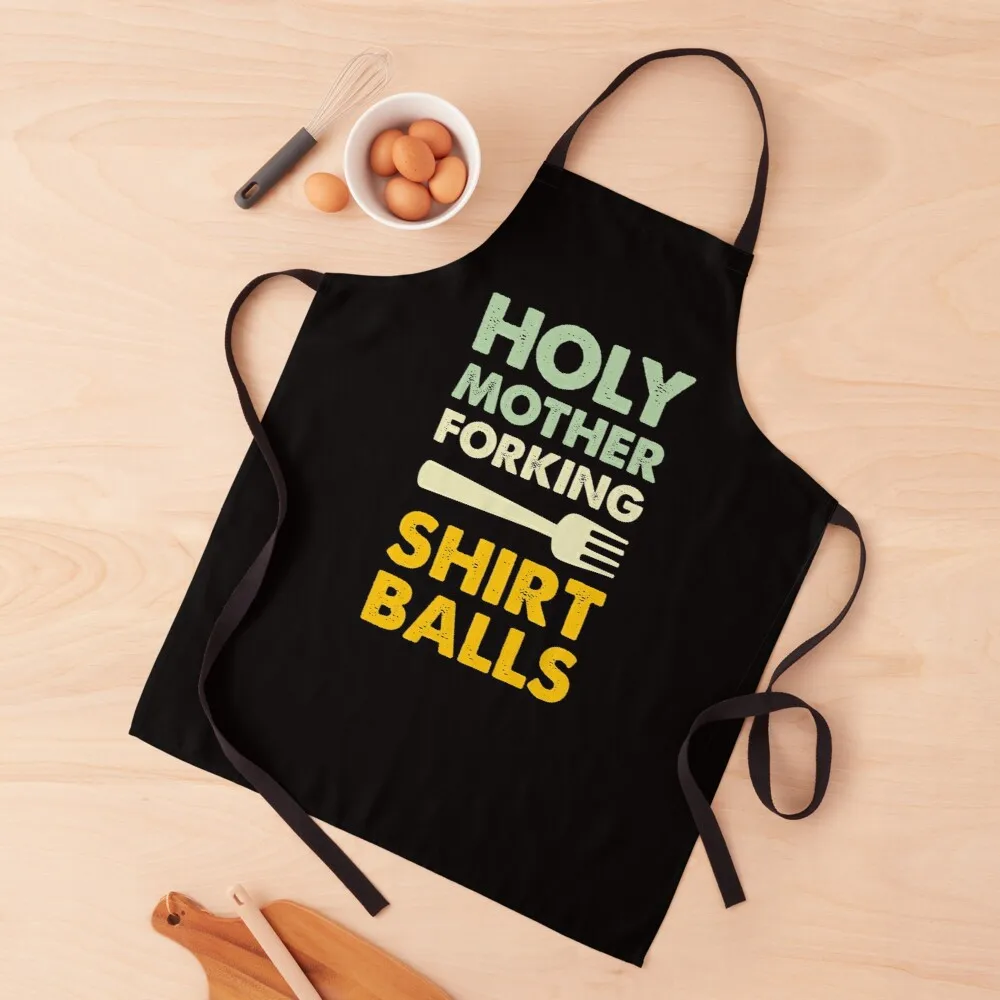 Holy Mother Forking ShirtApron chef kitchen clothes kitchen accessories 2022 Women kitchen apron