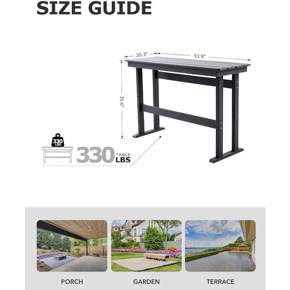 Outdoor Bar Height Patio Table 3