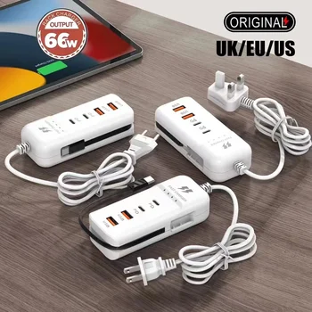 USB Charger PD Type C Fast Charge Quick Wall Chargers Multiport USB Hub Adapter Mobile Phone EU/US Plug USB Type C Quick Charger 2