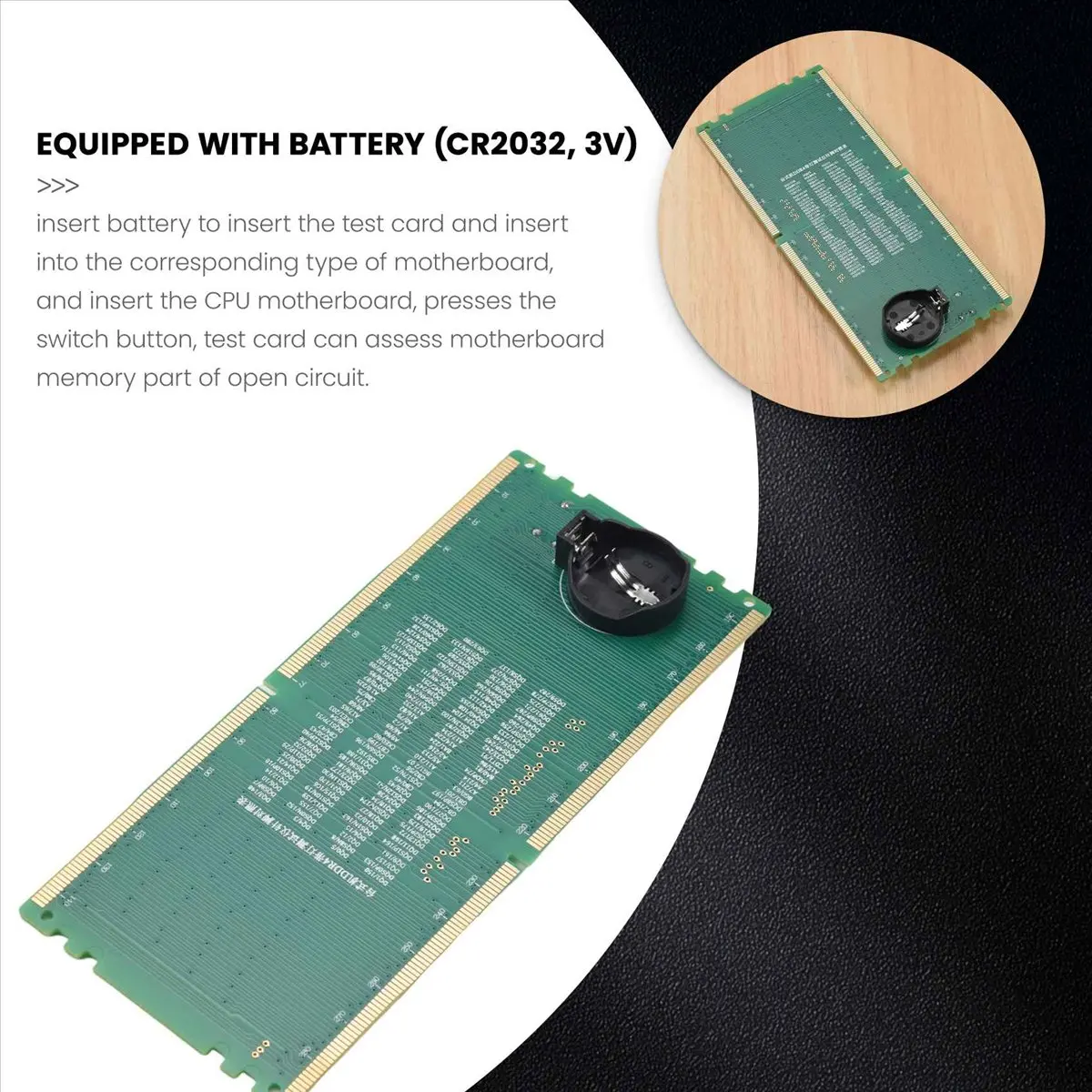 업그레이드된 2026-DDR4 테스트 카드 RAM 메모리 슬롯 LED 데스크탑 마더보드 수리 분석기 테스터