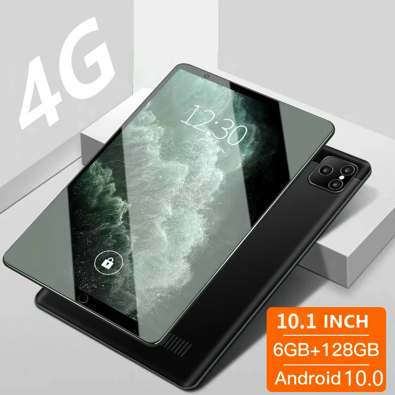 2022 New 10.1 Inch New Tablet 4G Phone Call Android 10.0 Ten Core 6G + 128G Tablet Pc Bluetooth Gps Ips Original Design Tablet most famous tablet