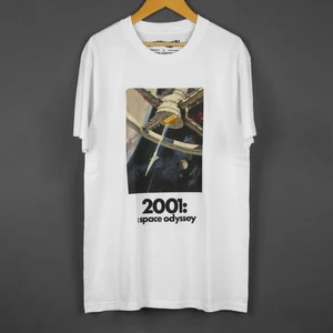 2001 A Space Odyssey T-Shirt Stanley Kubrick The Shining Classic Movie Men's Clothing Short Sleeve Cotton Tee Shirt