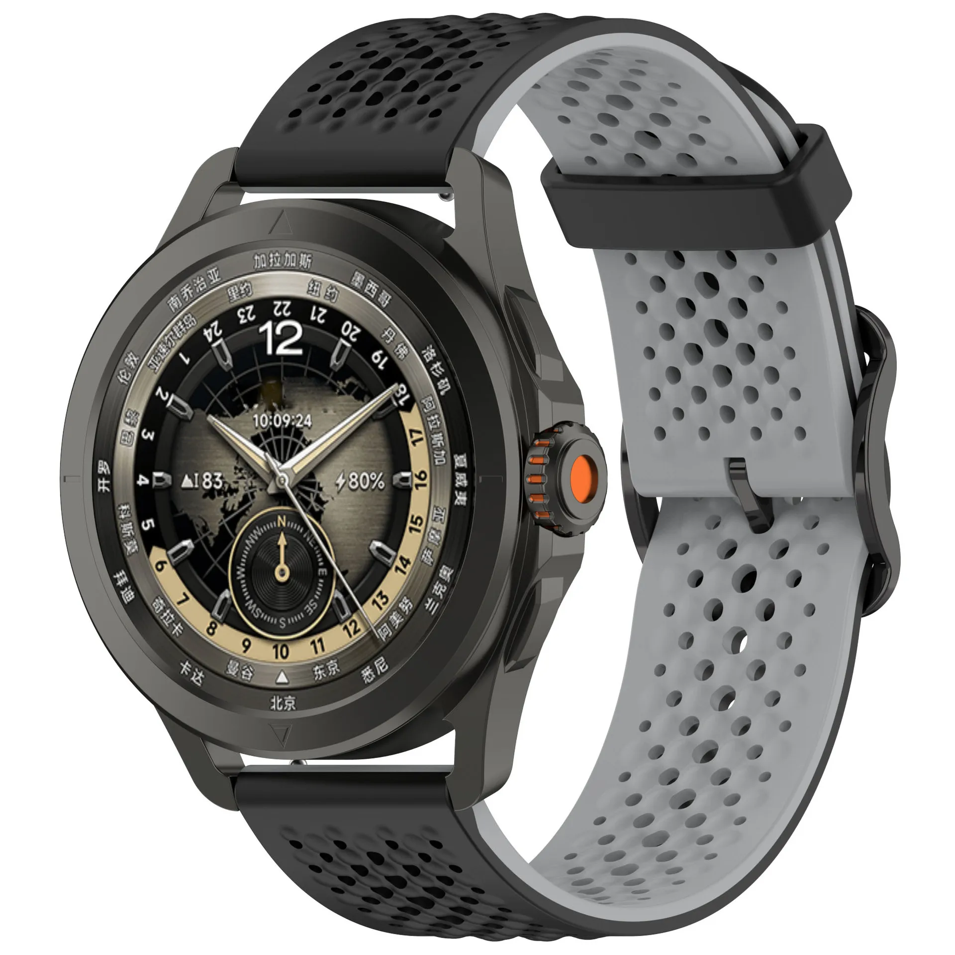 Breathable Silicone Strap for Smartwatches - Sport Edition