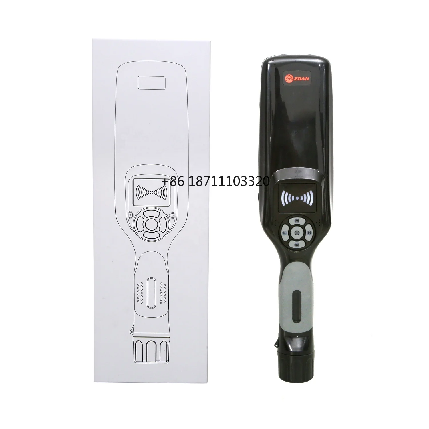 

School Security Hand Held Industrial Metal Detector Support OEM ZA360