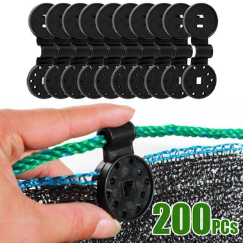30 ~ 200 pezzi clip per tessuto ombreggiante morsetti per tessuto ombreggiante accessori occhielli per copertura in rete tessuto per protezione solare in serra da giardino 1