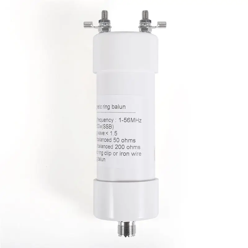 단파 SSB AM FM 1:4 500W 발룬 1-56Mhz 입력 50Ω에서 출력 200Ω 디폴/윈도우-Y41A용 안테나
