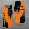 New Style Trendy 3D Printed Round Neck Vest T-shirt KTM Outdoor Sport Series Comfortable Breathable Casual Sports Tank Top 1