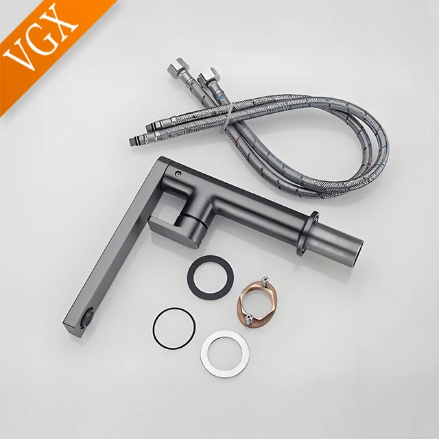 VGX Bathroom Faucets Stainless Steel Basin Mixer Sink Faucet