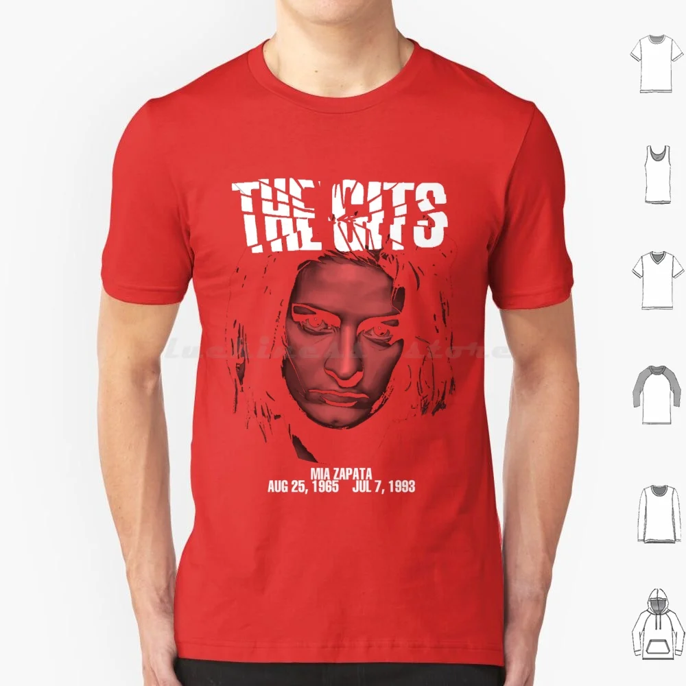 Miazapata , Gits T Shirt Big Size 100% Cotton Gits Mia Zapata Punk