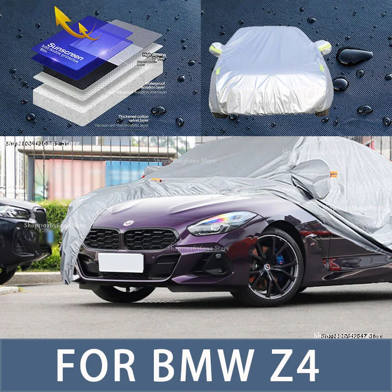 For BMW z4 Outdoor Protection Full Car Covers Snow Cover Sunshade