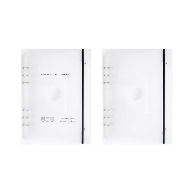Journamm A5 Craft Binder Ring Collect Book Photocards Organizer School Stationery Memory Book Diary Scrapbooking Binder Cover