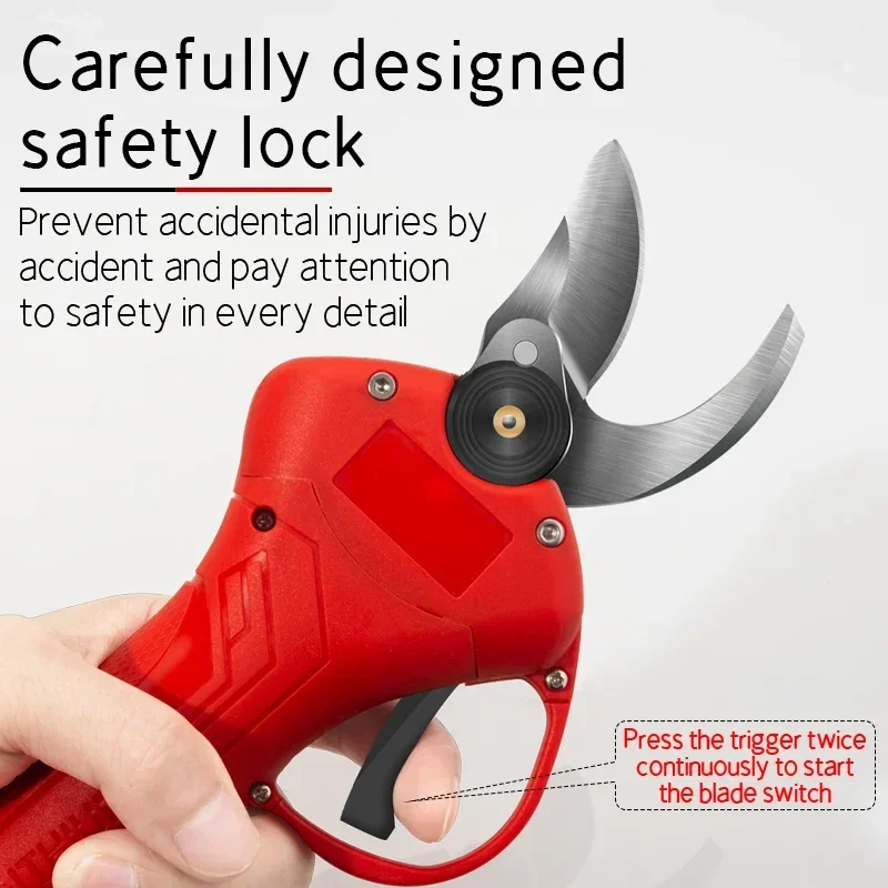 Brushless Electric Pruning Shears Garden Fruit Tree Bonsai Cordless Electric Garden Scissors Tool for Makita Battery garden scissors,pruning shears,garden tools,garden pruner