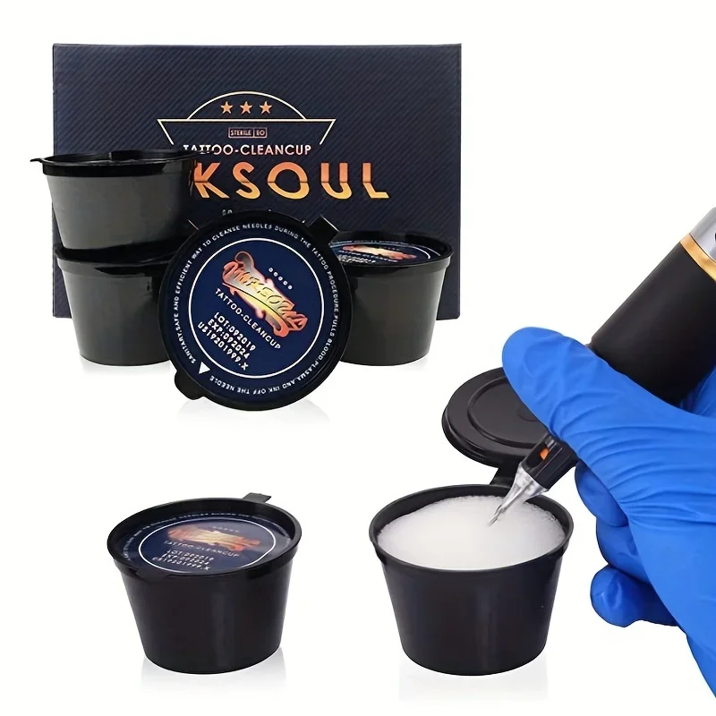 

Губка для тату-иглы, аксессуары для картриджей, чашки для перманентного макияжа, татуировок, чернильные чашки