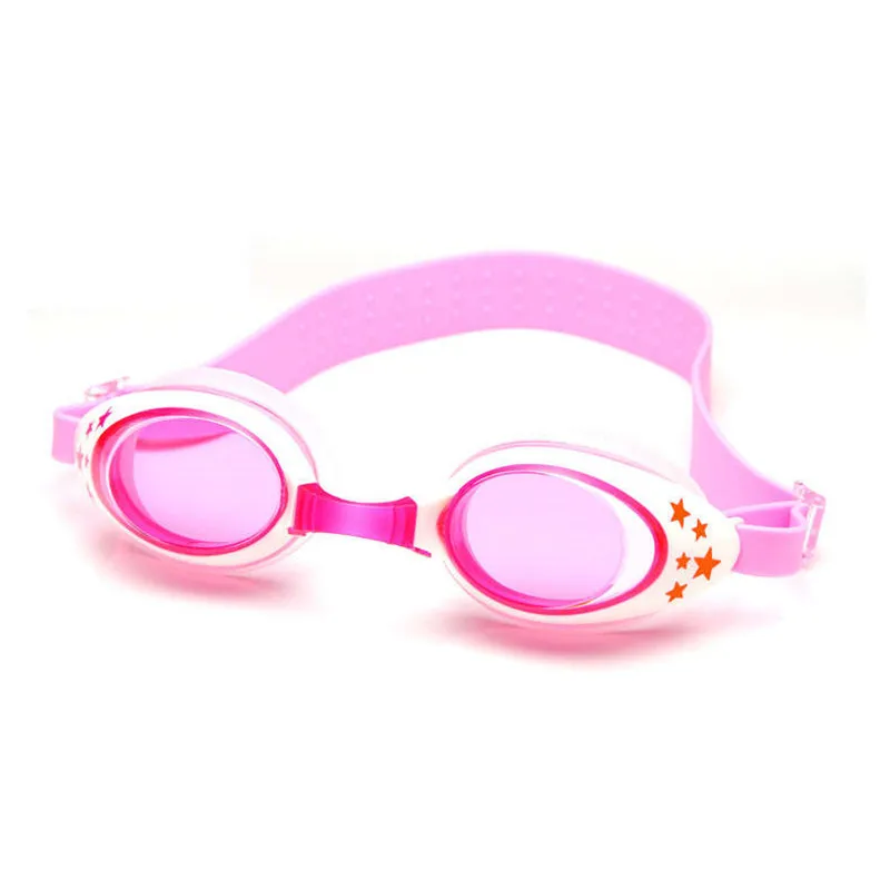 Kids Swimming Goggles Children 3-12Y Wide Vision Anti-Fog Anti-UV Swim Glasses Pool Eyewear with Ear Plugs Swim Cap set 4