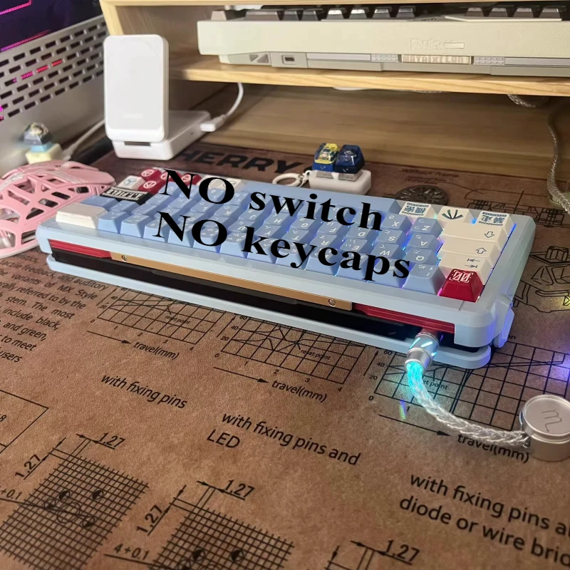 Wooting M6ultra+ 601R キーボードキットカスタマイズされた磁気軸 PCB