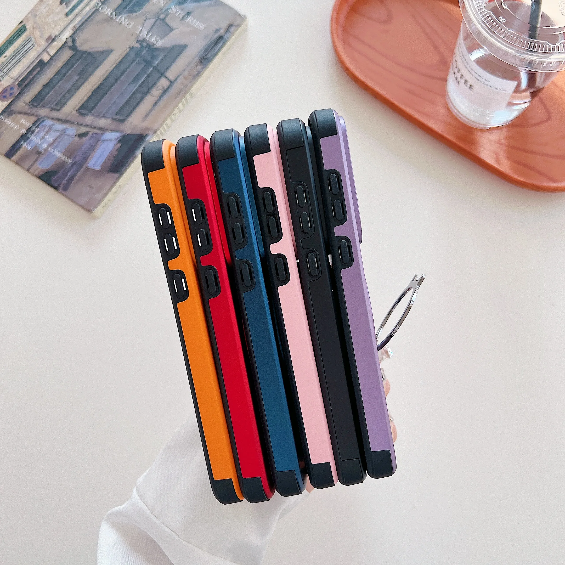 Magnetic Ring Stand Shockproof Phone Case Cover