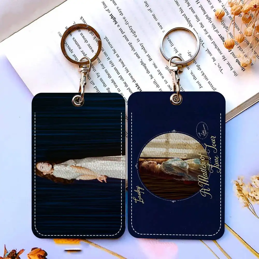 Singer Laufeys Bewitched 사무용품 남성 및 여성 신용 카드 열쇠고리 학생증 ID 카드 홀더 증명서 홀더 카드