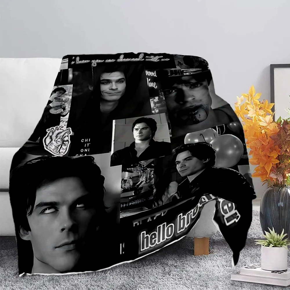 Fleece Blankets Damon Salvatore Blankets Clearance Damon Blanket