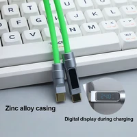 240W Spring Liquid Silicone Digital Display USB C
