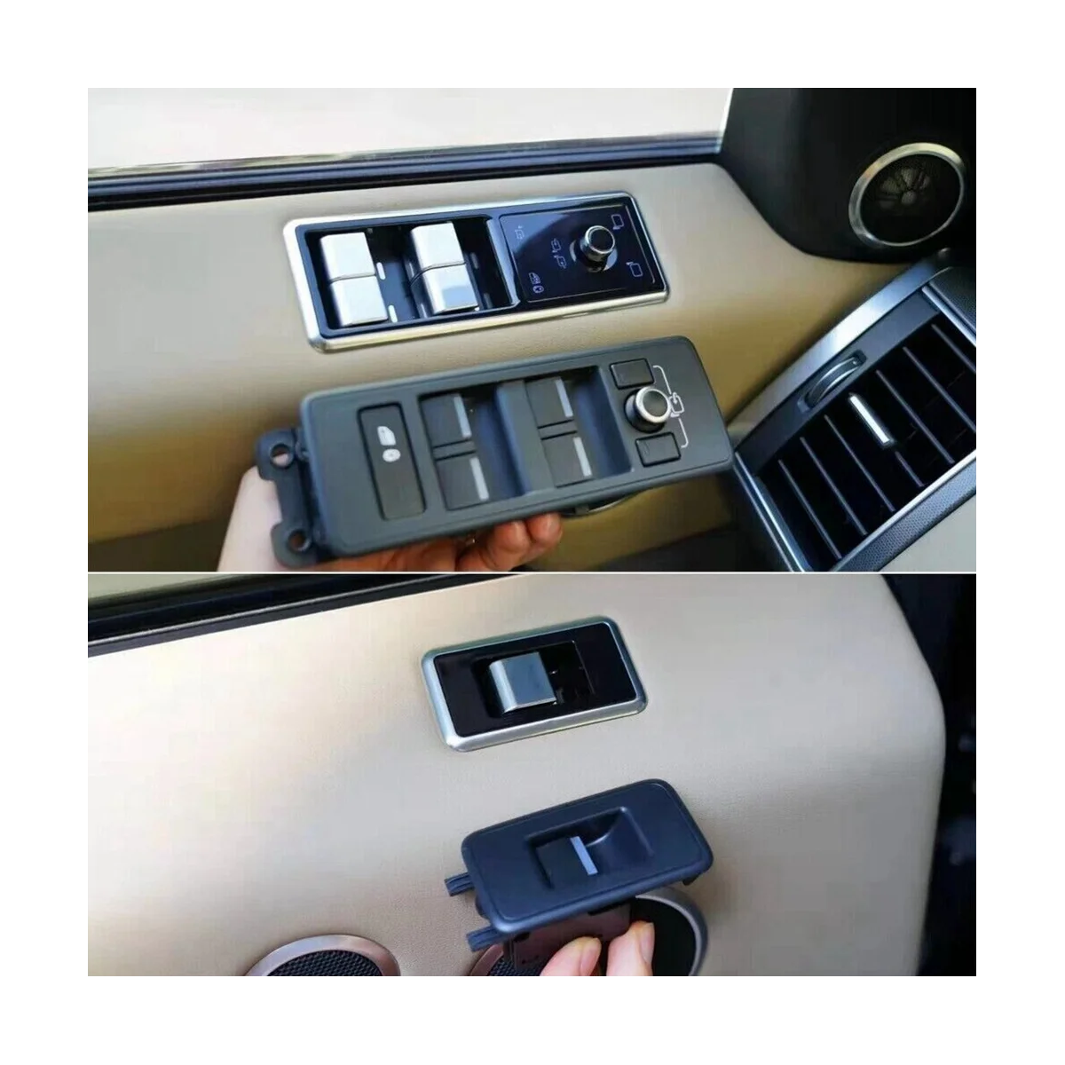 

Car Window Digital Switch Retrofit Steering Wheel Remote Control Knob Switch for L405 2013-2017
