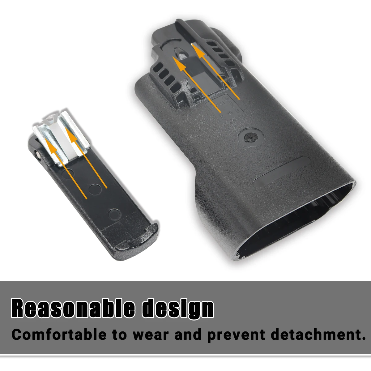 thumbnail interactive-video image 1 of PMLN5880 Universal Carry Holster Compatible With APX6000XE APX8000XE Radio 1 of 13