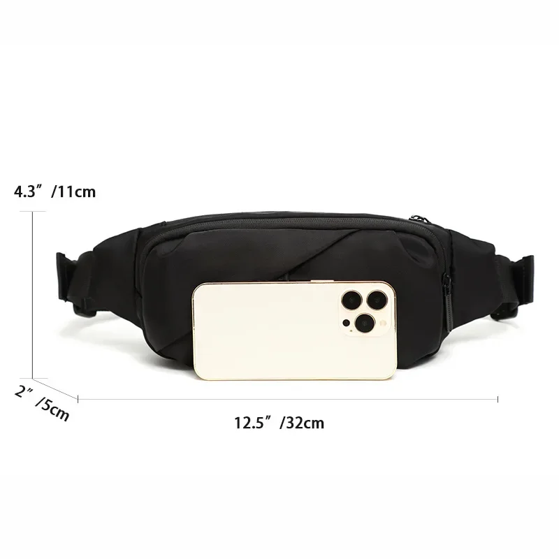 Man Waist Bag Pack Travel Sports Male Fanny Pack Large Wallet