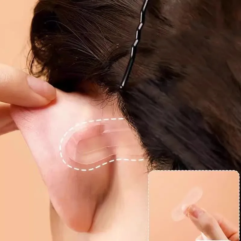 Clear Silicone Ear Stickers for Women and Girls